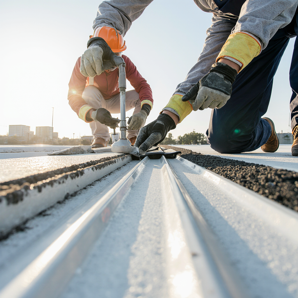 Sealing joints and junctions (per linear foot)