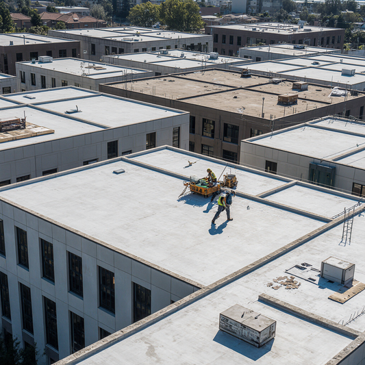 Roof replacement project, using Gio Apartments ( Sacramento, CA) as an example