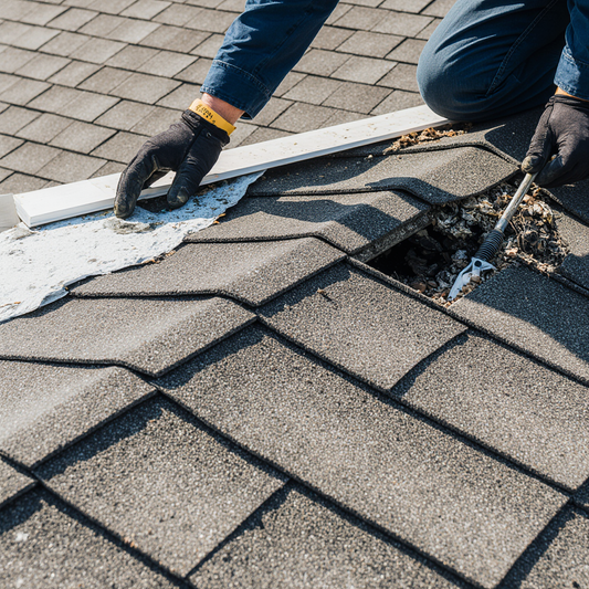 Hail/storm damage repair (per square foot)