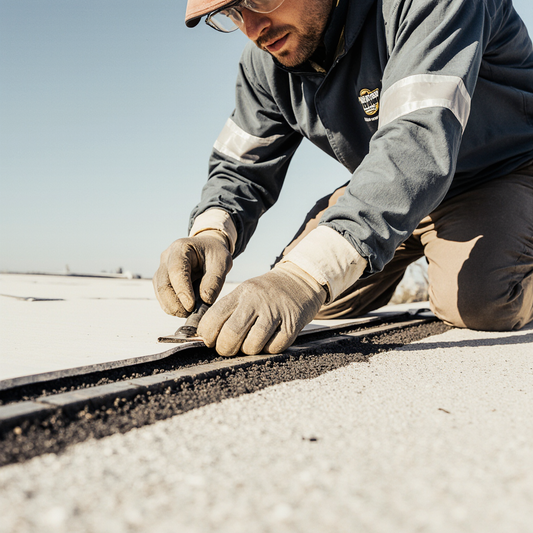 Sealing joints and junctions (per linear foot)